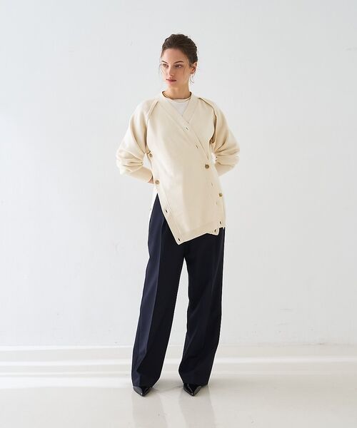 DESIGNWORKS / デザインワークス パンツ | 【セットアップ対応】モヘアポプリンハイウエストパンツ【予約】 | 詳細22