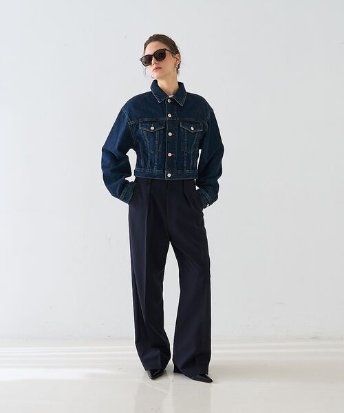 DESIGNWORKS / デザインワークス パンツ | 【セットアップ対応】モヘアポプリンハイウエストパンツ【予約】 | 詳細23