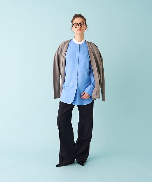 DESIGNWORKS / デザインワークス パンツ | 【セットアップ対応】モヘアポプリンハイウエストパンツ【予約】 | 詳細25