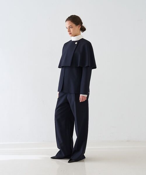 DESIGNWORKS / デザインワークス パンツ | 【セットアップ対応】モヘアポプリンハイウエストパンツ【予約】 | 詳細6