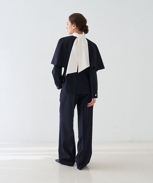 DESIGNWORKS / デザインワークス パンツ | 【セットアップ対応】モヘアポプリンハイウエストパンツ【予約】 | 詳細9