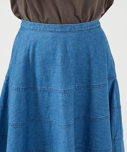 DESIGNWORKS / デザインワークス ロング・マキシ丈スカート | デニムパネルドフレアースカート【予約】 | 詳細26