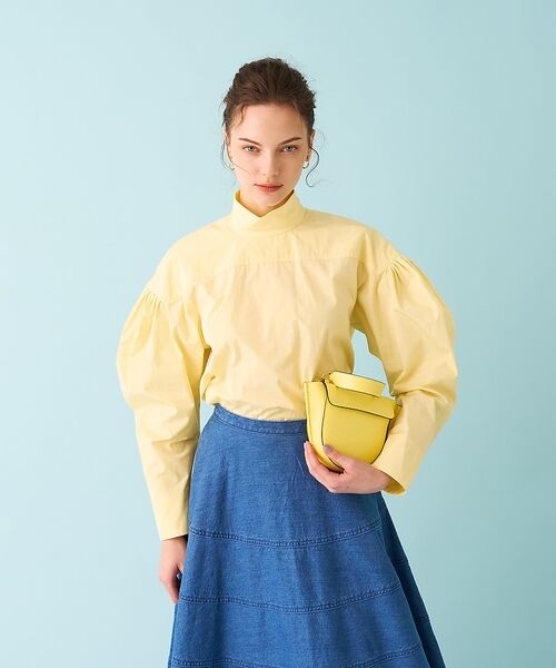 DESIGNWORKS / デザインワークス シャツ・ブラウス | タフタマトンスリーブギャザーブラウス【予約】 | 詳細22