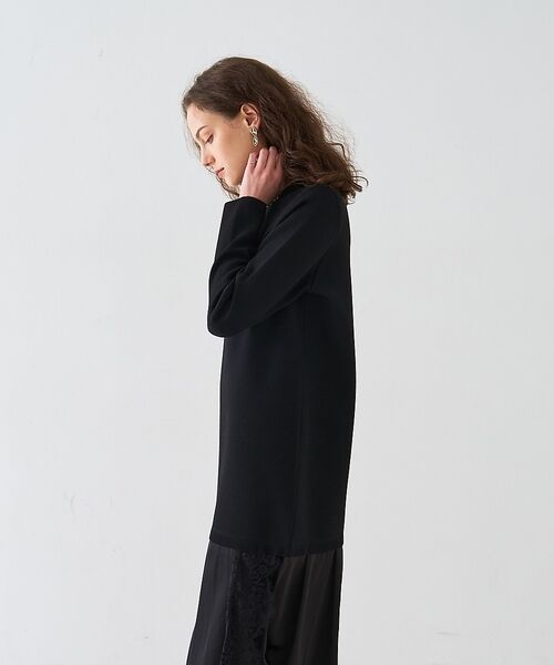 DESIGNWORKS / デザインワークス ワンピース | ヘムレースニットドッキングドレス | 詳細10