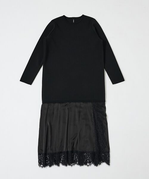 DESIGNWORKS / デザインワークス ワンピース | ヘムレースニットドッキングドレス | 詳細29