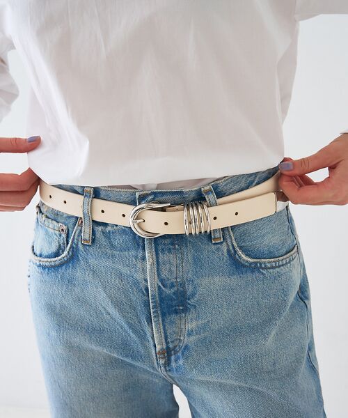 DESIGNWORKS / デザインワークス ベルト・サスペンダー | 【DÈHANCHE／デハンシェ】HOLLYHOCK SILVER　ホリホックシル | 詳細2