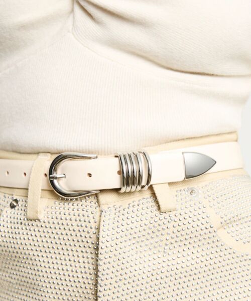 DESIGNWORKS / デザインワークス ベルト・サスペンダー | 【DÈHANCHE／デハンシェ】HOLLYHOCK SILVER　ホリホックシル | 詳細3