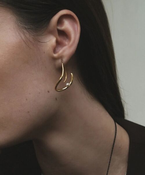 DESIGNWORKS / デザインワークス ピアス・イヤリング | 【BARJEWELLERY/バージュエリー】PIEGGA EARRINGS PE | 詳細8