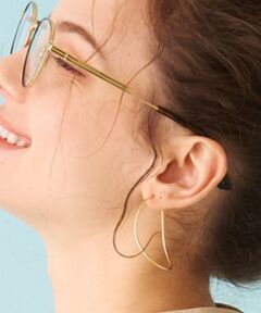 DESIGNWORKS / デザインワークス ピアス・イヤリング | 【BARJEWELLERY/バージュエリー】 CONTOUR ピアス ゴールド