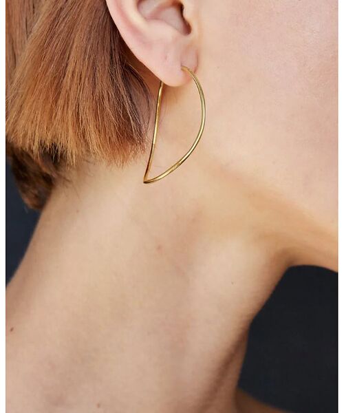 DESIGNWORKS / デザインワークス ピアス・イヤリング | 【BARJEWELLERY/バージュエリー】 CONTOUR ピアス ゴールド | 詳細8