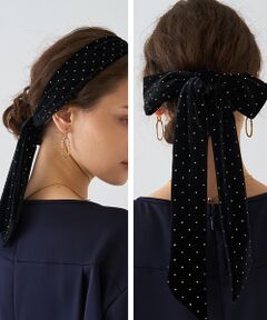 DESIGNWORKS / デザインワークス ヘアアクセサリー | 【TRESSE/トレス】BRIGITTE dot ribbon chouchou