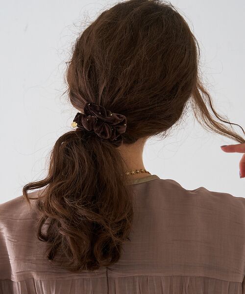 DESIGNWORKS / デザインワークス ヘアアクセサリー | 【TRESSE/トレス】BRIGITTE dot ribbon chouchou | 詳細10