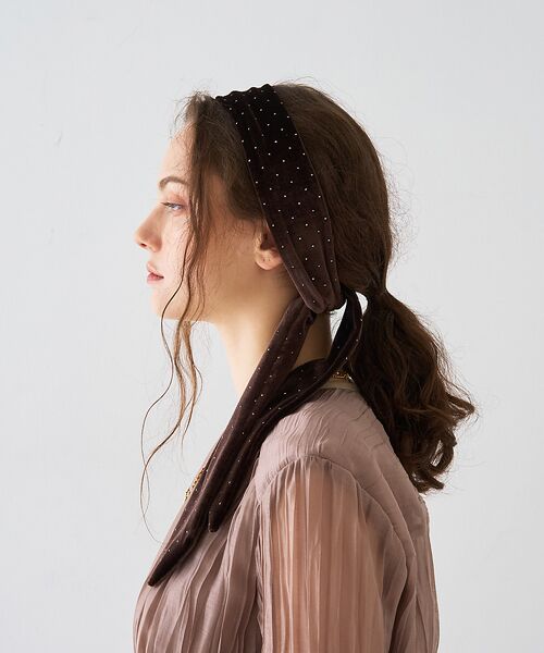 DESIGNWORKS / デザインワークス ヘアアクセサリー | 【TRESSE/トレス】BRIGITTE dot ribbon chouchou | 詳細6