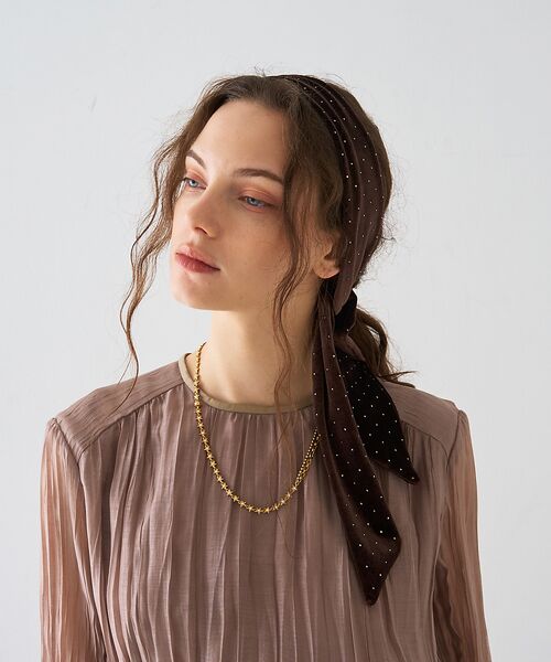 DESIGNWORKS / デザインワークス ヘアアクセサリー | 【TRESSE/トレス】BRIGITTE dot ribbon chouchou | 詳細8