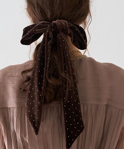 DESIGNWORKS / デザインワークス ヘアアクセサリー | 【TRESSE/トレス】BRIGITTE dot ribbon chouchou | 詳細11