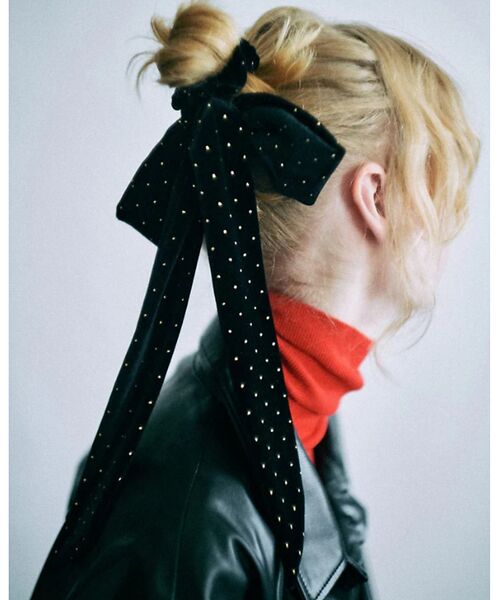 DESIGNWORKS / デザインワークス ヘアアクセサリー | 【TRESSE/トレス】BRIGITTE dot ribbon chouchou | 詳細23