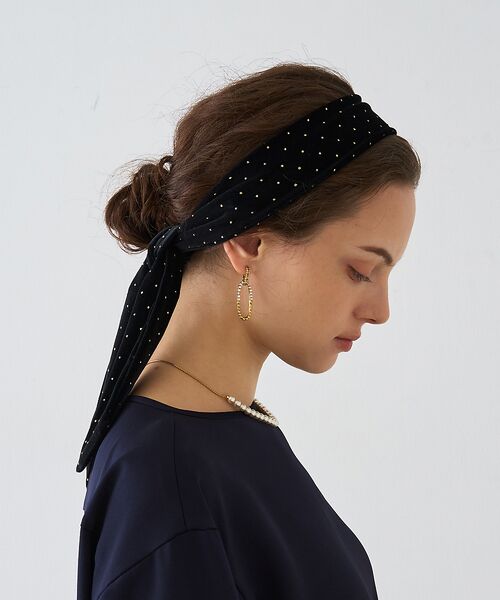 DESIGNWORKS / デザインワークス ヘアアクセサリー | 【TRESSE/トレス】BRIGITTE dot ribbon chouchou | 詳細15