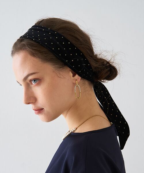 DESIGNWORKS / デザインワークス ヘアアクセサリー | 【TRESSE/トレス】BRIGITTE dot ribbon chouchou | 詳細16