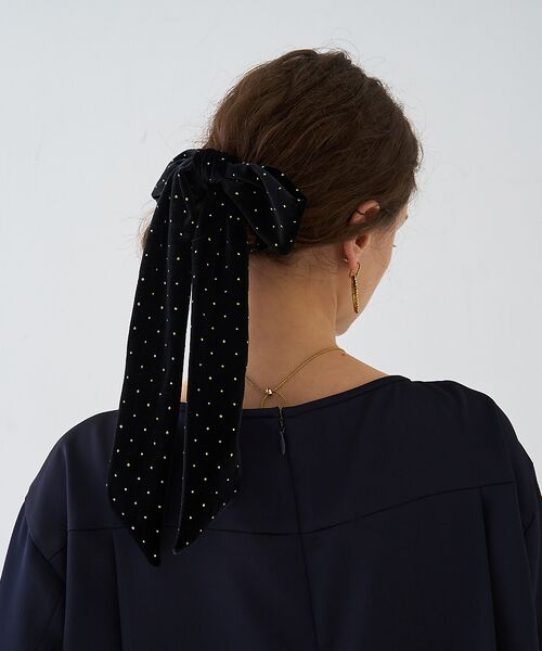 DESIGNWORKS / デザインワークス ヘアアクセサリー | 【TRESSE/トレス】BRIGITTE dot ribbon chouchou | 詳細17