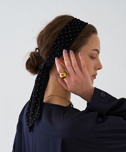 DESIGNWORKS / デザインワークス ヘアアクセサリー | 【TRESSE/トレス】BRIGITTE dot ribbon chouchou | 詳細18