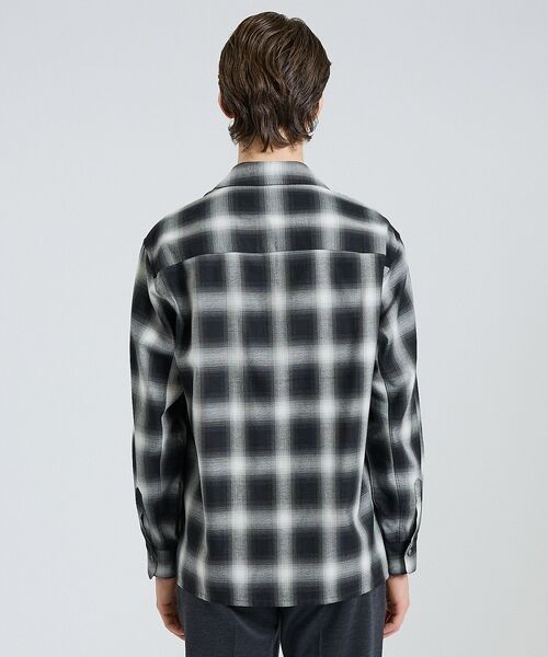 DESIGNWORKS / デザインワークス シャツ・ブラウス | オンブレーチェック オープンカラーシャツ【予約】 | 詳細4