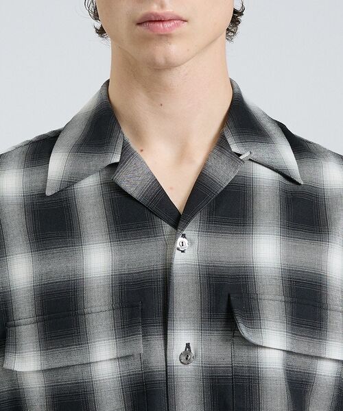 DESIGNWORKS / デザインワークス シャツ・ブラウス | オンブレーチェック オープンカラーシャツ【予約】 | 詳細5