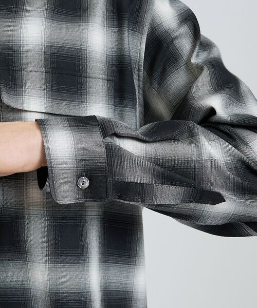 DESIGNWORKS / デザインワークス シャツ・ブラウス | オンブレーチェック オープンカラーシャツ【予約】 | 詳細6
