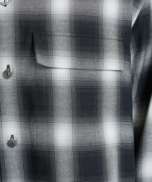 DESIGNWORKS / デザインワークス シャツ・ブラウス | オンブレーチェック オープンカラーシャツ【予約】 | 詳細7