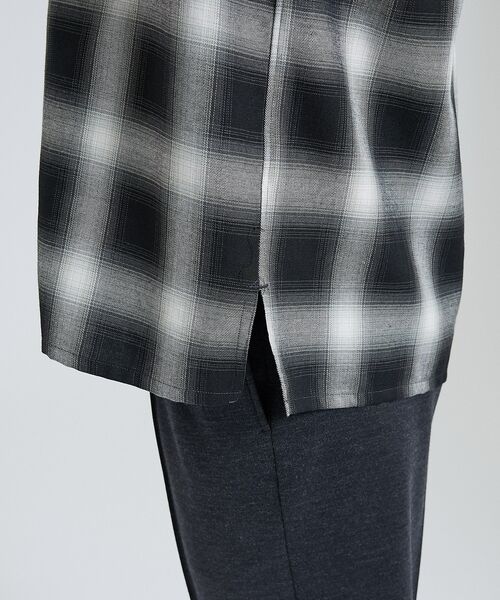 DESIGNWORKS / デザインワークス シャツ・ブラウス | オンブレーチェック オープンカラーシャツ【予約】 | 詳細8