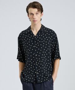 DESIGNWORKS / デザインワークス シャツ・ブラウス | ランダムドット オープンカラーシャツ【予約】