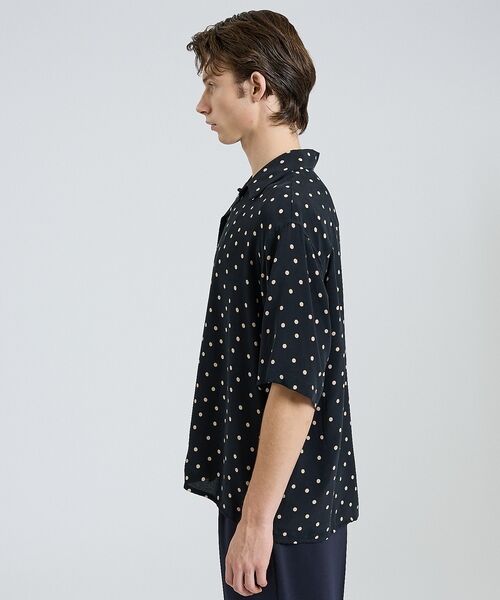 DESIGNWORKS / デザインワークス シャツ・ブラウス | ランダムドット オープンカラーシャツ【予約】 | 詳細3