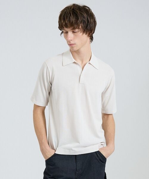 DESIGNWORKS / デザインワークス ポロシャツ | リミットツイストニットポロ / 半袖ニットポロ【予約】 | 詳細2