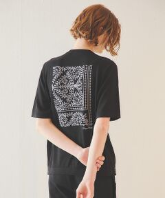 DESIGNWORKS / デザインワークス Tシャツ | リーフ柄ニットTシャツ / 半袖ニットT【予約】