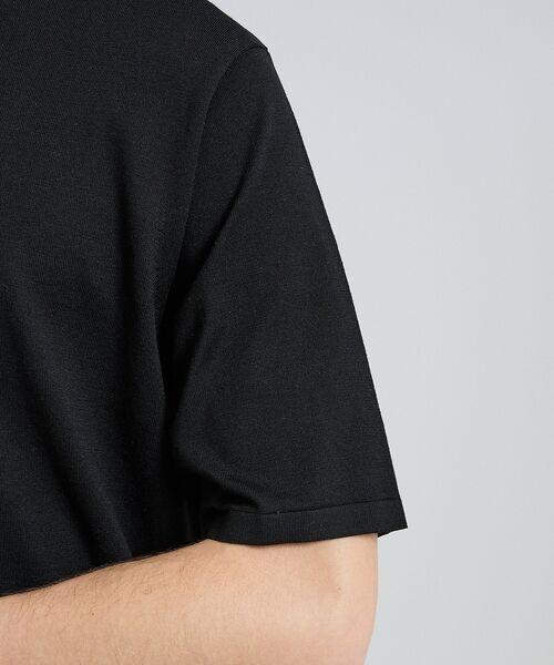 DESIGNWORKS / デザインワークス Tシャツ | リーフ柄ニットTシャツ / 半袖ニットT【予約】 | 詳細9