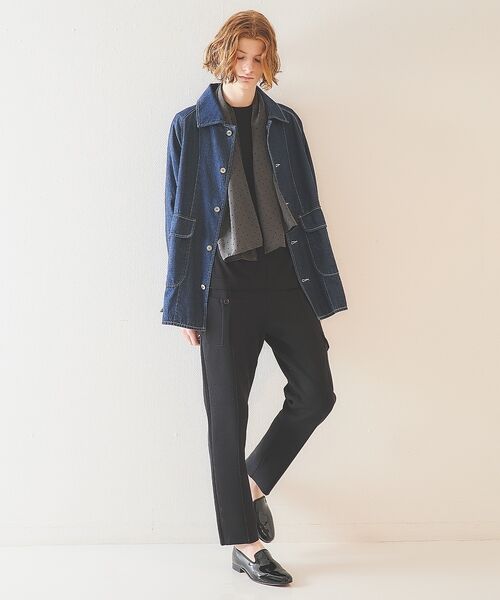 DESIGNWORKS / デザインワークス Tシャツ | リーフ柄ニットTシャツ / 半袖ニットT【予約】 | 詳細12