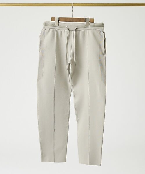 DESIGNWORKS / デザインワークス パンツ | 【セットアップ対応】ドライバーズ ピンタック ニットパンツ(グレージュ)