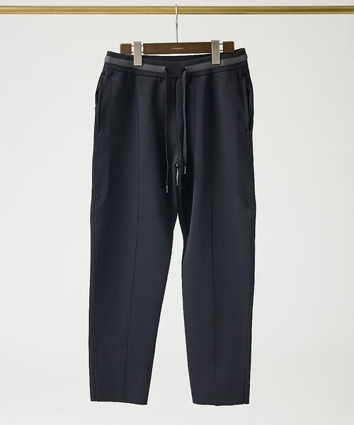 DESIGNWORKS / デザインワークス パンツ | 【セットアップ対応】ドライバーズ ピンタック ニットパンツ(ネイビー)