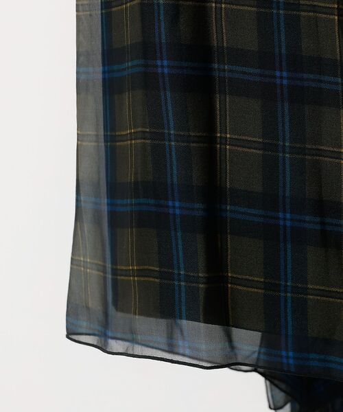 DESIGNWORKS / デザインワークス ミニ・ひざ丈スカート | 【N°21/ヌメロ ヴェントゥーノ】チェックバックラッフルスカート | 詳細8
