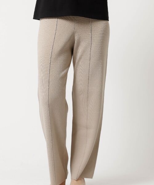 DESIGNWORKS / デザインワークス パンツ | センタープリーツニットパンツ | 詳細10