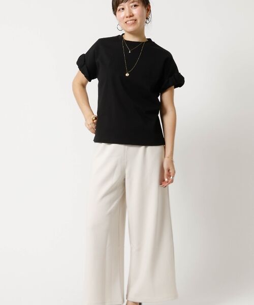 DESIGNWORKS / デザインワークス パンツ | ジャージーワイドパンツ | 詳細3