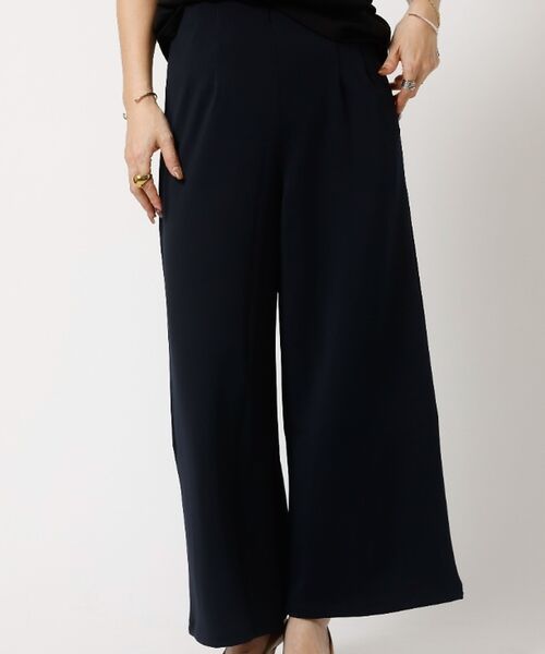 DESIGNWORKS / デザインワークス パンツ | ジャージーワイドパンツ（ネイビー）