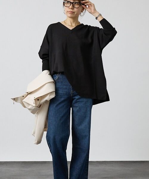 DESIGNWORKS / デザインワークス ニット・セーター | 【追加】ハーフミラノVネックプルオーバー | 詳細3