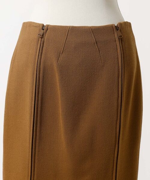 DESIGNWORKS / デザインワークス ミニ・ひざ丈スカート | 【N°21（ヌメロ ヴェントゥーノ）】ファスナースリットスカート | 詳細3