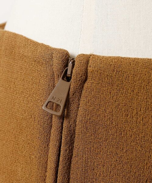 DESIGNWORKS / デザインワークス ミニ・ひざ丈スカート | 【N°21（ヌメロ ヴェントゥーノ）】ファスナースリットスカート | 詳細4