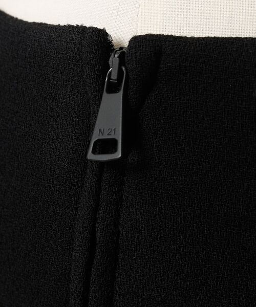 DESIGNWORKS / デザインワークス ミニ・ひざ丈スカート | 【N°21（ヌメロ ヴェントゥーノ）】ファスナースリットスカート | 詳細13