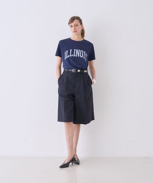 DESIGNWORKS / デザインワークス ショート・ハーフ・半端丈パンツ | 【セットアップ対応】リネン混タックハーフパンツ | 詳細18