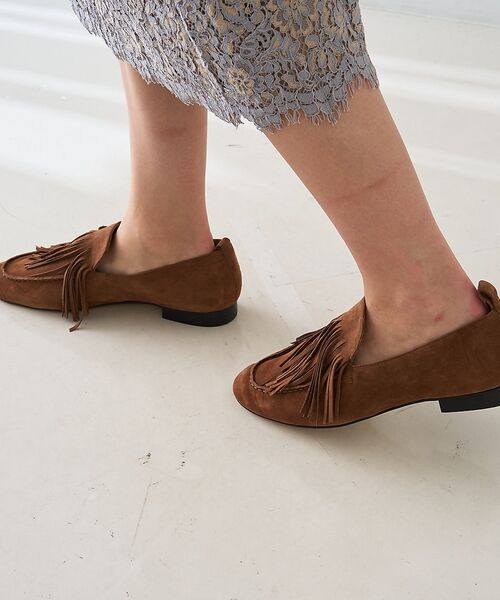 DESIGNWORKS / デザインワークス シューズ | 【JVAM/ジェイヴィエーエム 】 PIMM　スエードフリンジシューズ【予約】 | 詳細2