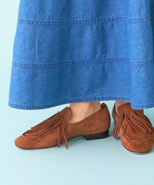 DESIGNWORKS / デザインワークス シューズ | 【JVAM/ジェイヴィエーエム 】 PIMM　スエードフリンジシューズ【予約】 | 詳細4