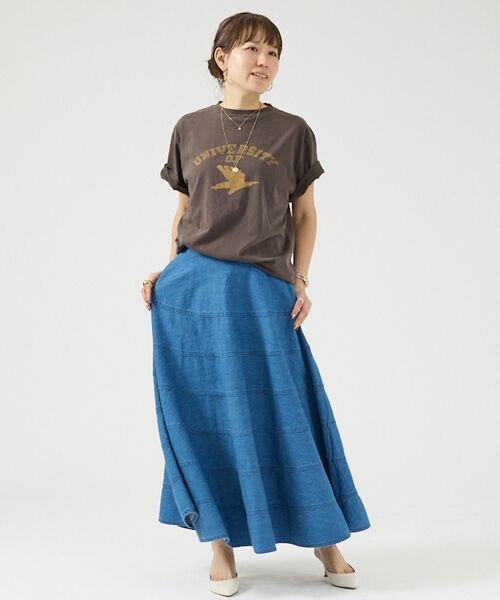 DESIGNWORKS / デザインワークス Tシャツ | 【REMI RELIEF / レミレリーフ】別注ロゴTシャツ LW加工(UNIV | 詳細27