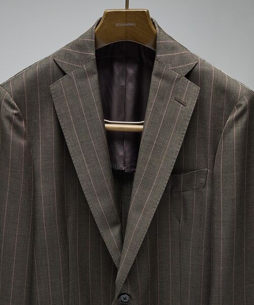 DESIGNWORKS / デザインワークス テーラードジャケット | 【RING JACKET×DESIGNWORKS】ストライプジャケット | 詳細4
